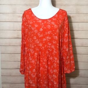 4/$25 Old Navy red orange dress size XL